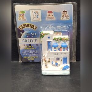 Vintage Baileys By The Sea Series Greece #2 2002 Limited Edition Collectible NIB